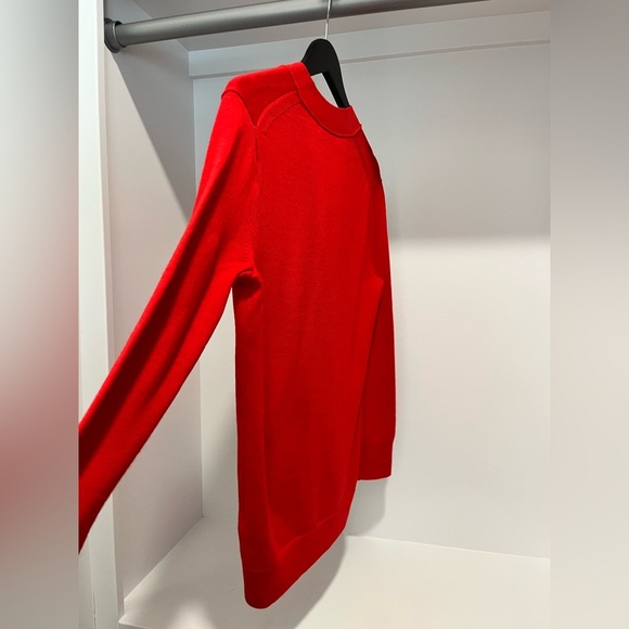 Madewell Merino Wool Boyfriend Cardigan Button Relaxed XXS Bright Cherry NWT - Picture 8 of 12